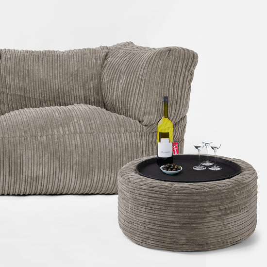 Albert 3-zitsbank Zitzak - Corduroy Beigegrijs 03