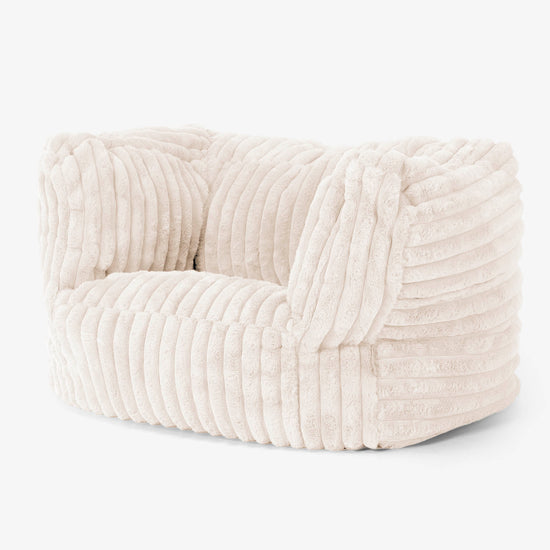 Albert Zitzak Fauteuil - Ultra Pluche Corduroy Crème 03