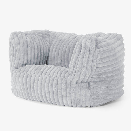 Albert Zitzak Fauteuil - Ultra Pluche Corduroy Eendenei Blauw 03