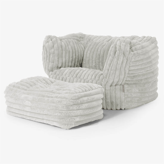 Albert Zitzak Fauteuil - Ultra Pluche Corduroy Saliegroen 02