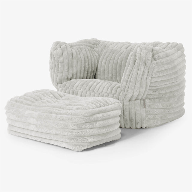 Albert Zitzak Fauteuil - Ultra Pluche Corduroy Saliegroen 02