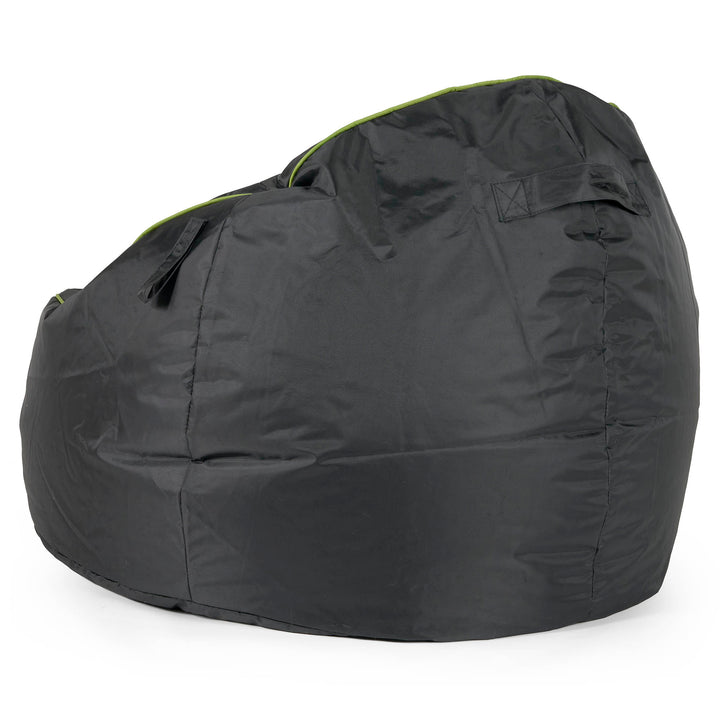 Egg Gamer Zitzak - Zwart / Groen 03