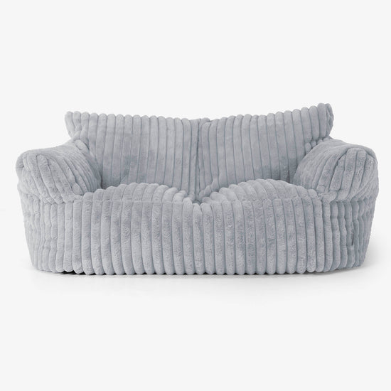 Josephine Zitzak Bank - Ultra Pluche Corduroy Eendenei Blauw 01