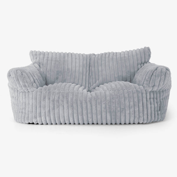 Josephine Zitzak Bank - Ultra Pluche Corduroy Eendenei Blauw 01