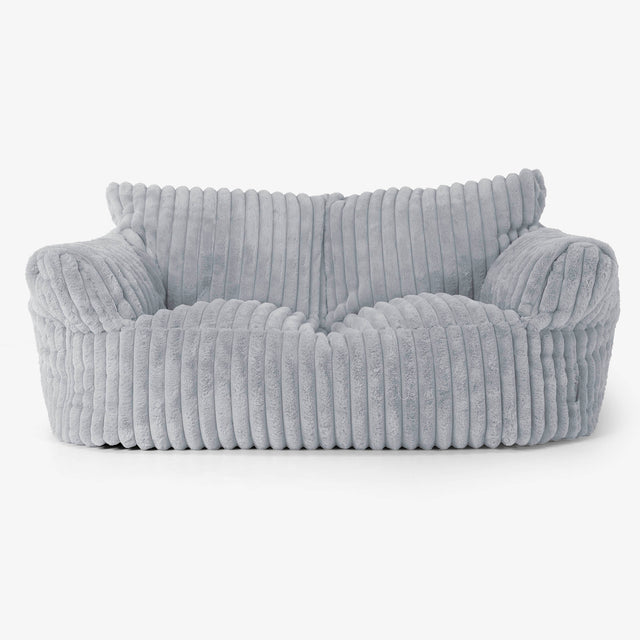 Josephine Zitzak Bank - Ultra Pluche Corduroy Eendenei Blauw 01