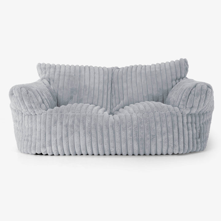 Josephine Zitzak Bank - Ultra Pluche Corduroy Eendenei Blauw 01