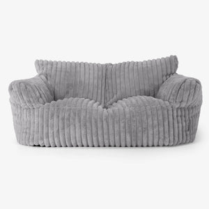 Josephine Zitzak Bank - Ultra Pluche Corduroy Grijs