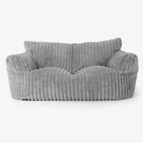 Josephine Zitzak Bank - Ultra Pluche Corduroy Grijs 01