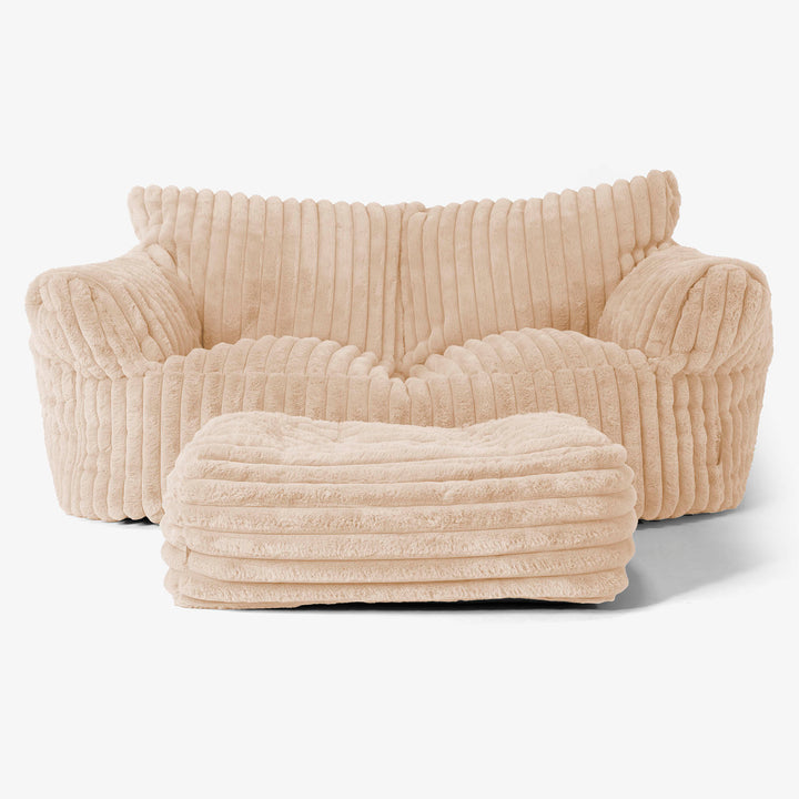 Josephine Zitzak Bank - Ultra Pluche Corduroy Perzik 02