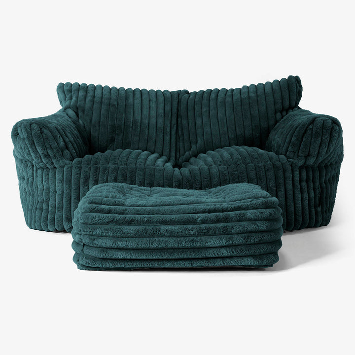 Josephine Zitzak Bank - Ultra Pluche Corduroy Teal 02
