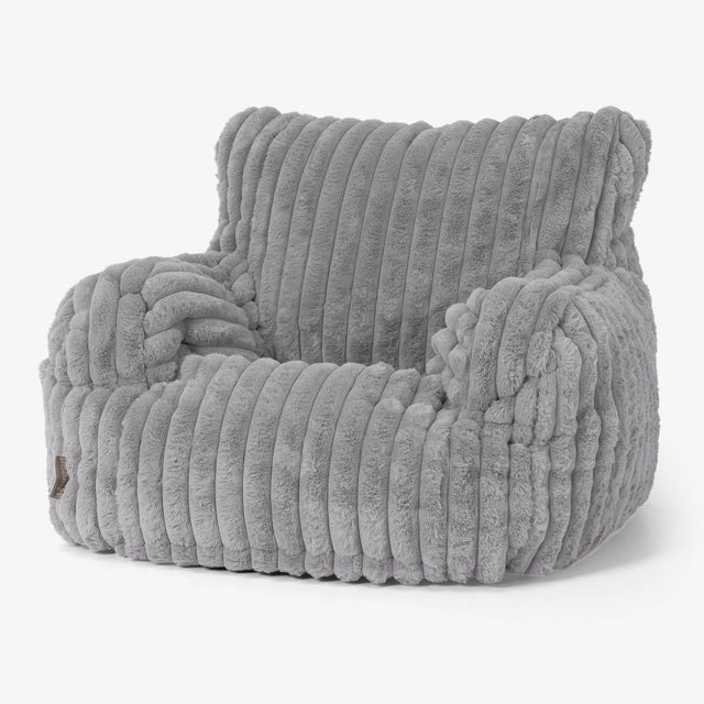 Josephine Zitzak Fauteuil - Ultra Pluche Corduroy Grijs 01