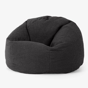 Klassieke Zitzak Stoel - Boucle Graphite Grijs