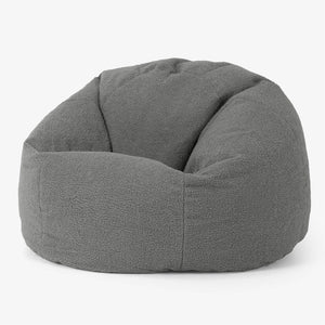 Klassieke Zitzak Stoel - Boucle Grijs