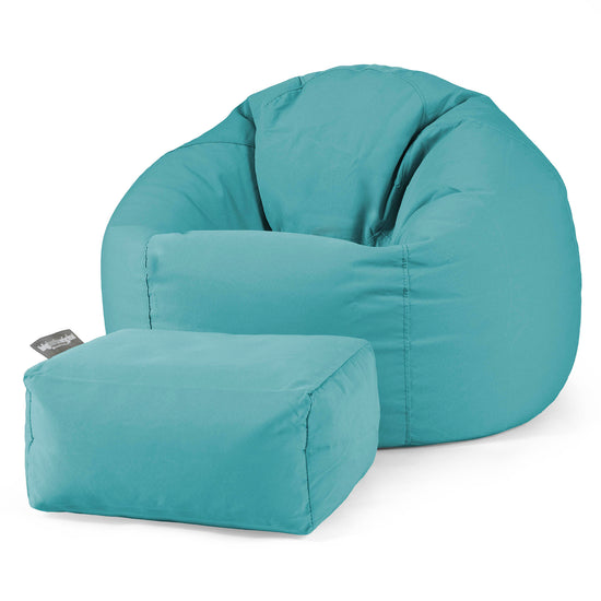 Klassieke Zitzak Stoel - Olefin Aqua 02