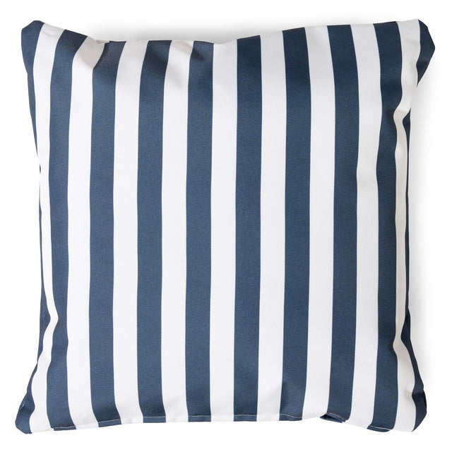 Kussenhoes Buiten 47 x 47cm - Marineblauw Gestreept 01