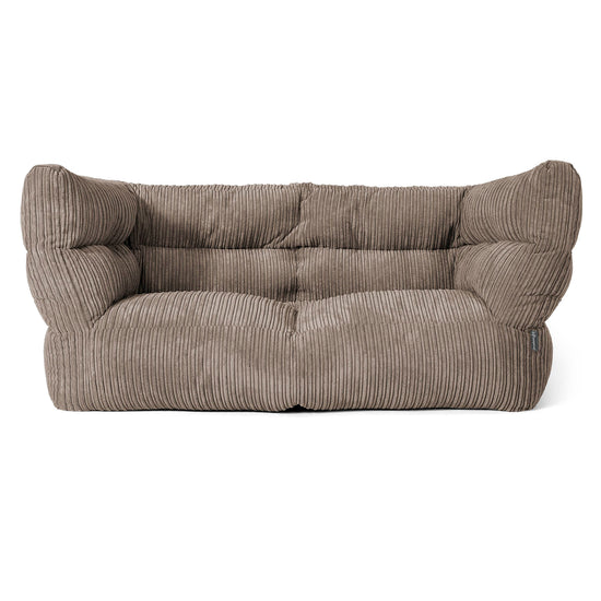 Louis 2-zitsbank Zitzak - Corduroy Beigegrijs 01