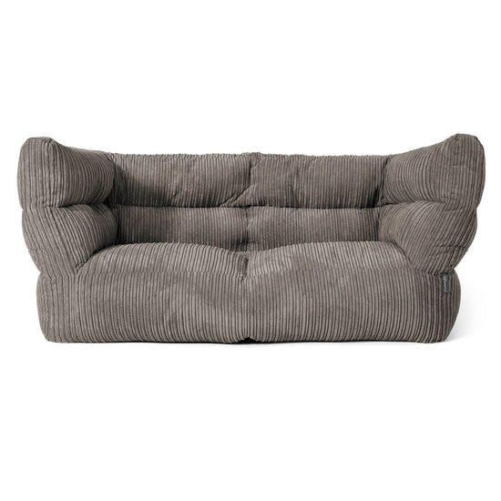 Louis 2-zitsbank Zitzak - Corduroy Graphite Grijs 01