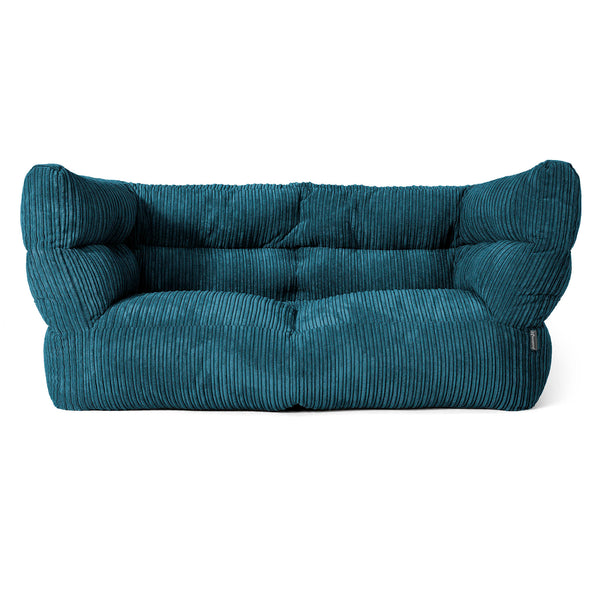Louis 2-zitsbank Zitzak - Corduroy Teal 01