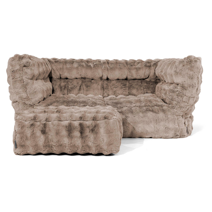 Louis 2-zitsbank Zitzak - Namaakbont Bubble Mink 02