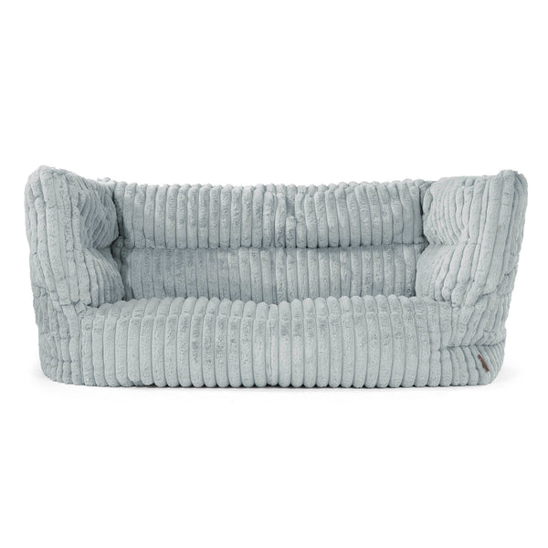 Louis 2-zitsbank Zitzak - Ultra Pluche Corduroy Eendenei Blauw 01