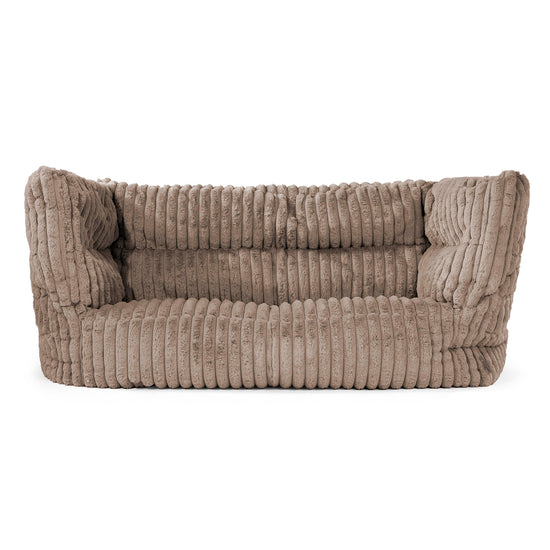 Louis 2-zitsbank Zitzak - Ultra Pluche Corduroy Mink 01