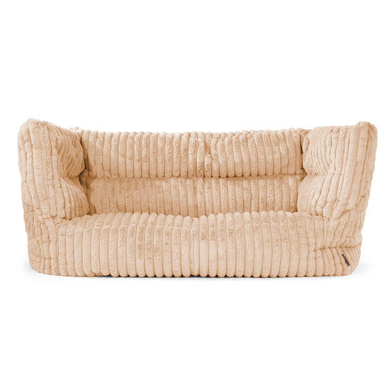 Louis 2-zitsbank Zitzak - Ultra Pluche Corduroy Perzik 01