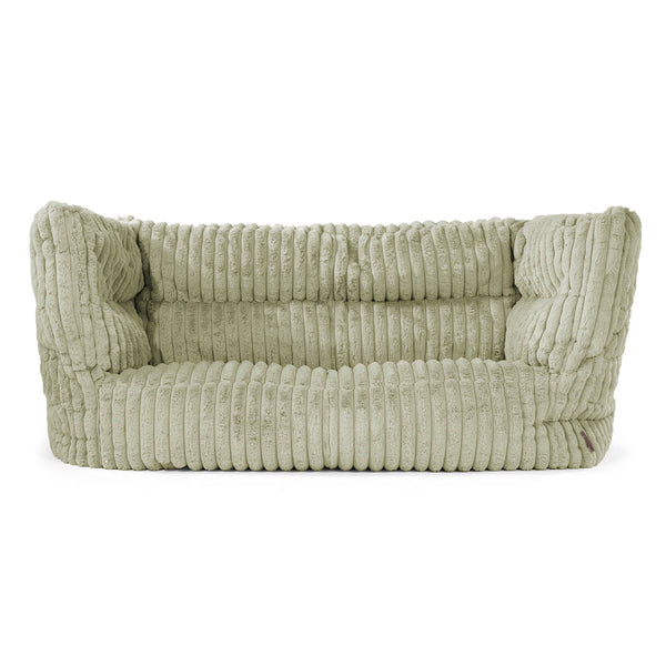 Louis 2-zitsbank Zitzak - Ultra Pluche Corduroy Saliegroen 01