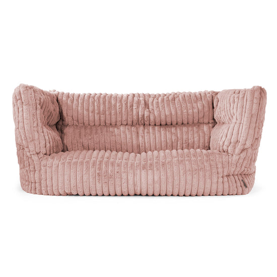 Louis 2-zitsbank Zitzak - Ultra Pluche Corduroy Stoffig Roze 01