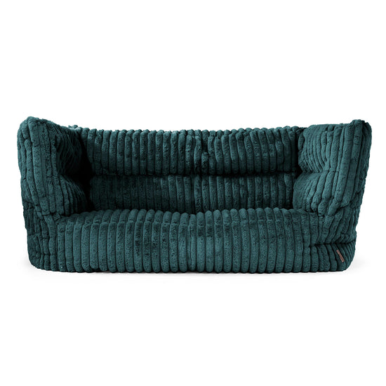Louis 2-zitsbank Zitzak - Ultra Pluche Corduroy Teal 01