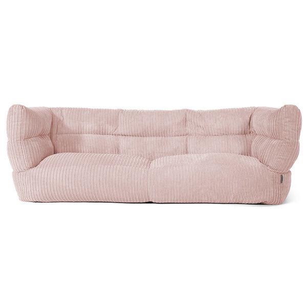 Louis 3-zitsbank Zitzak - Corduroy Blozen Roze 01