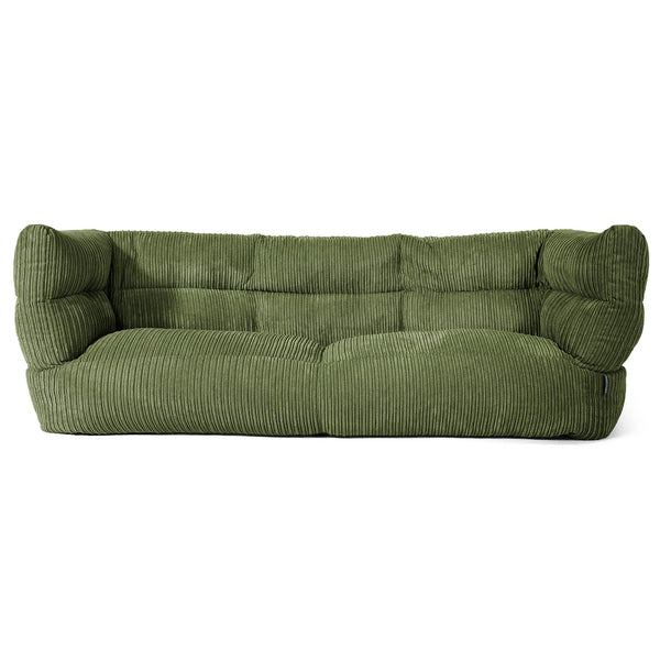 Louis 3-zitsbank Zitzak - Corduroy Bosgroen 01