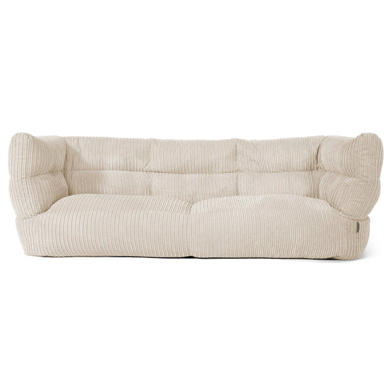 Louis 3-zitsbank Zitzak - Corduroy Crème 01