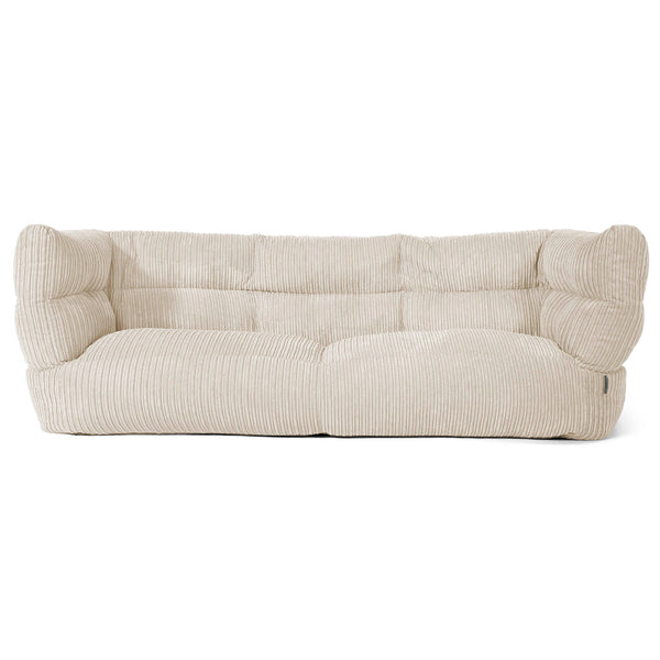 Louis 3-zitsbank Zitzak - Corduroy Crème 01