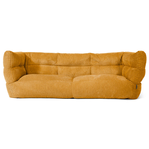 Louis 3-zitsbank Zitzak - Corduroy Gouden Honing 01