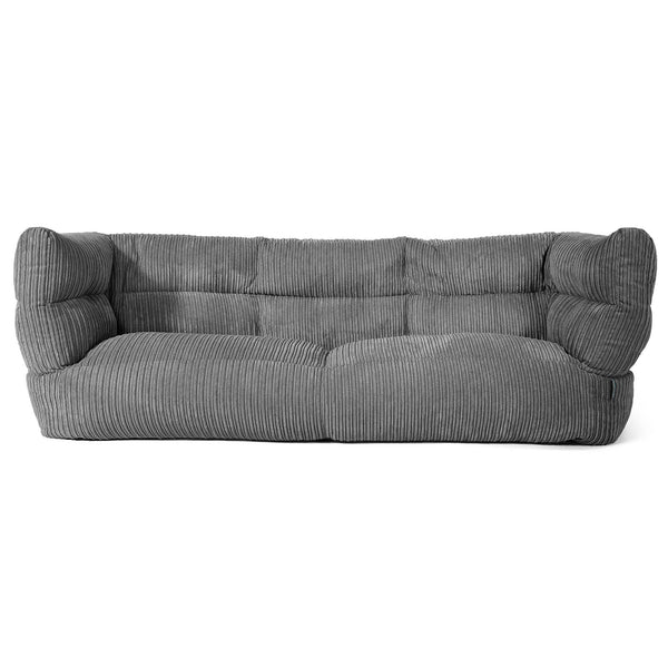 Louis 3-zitsbank Zitzak - Corduroy Leisteengrijs 01