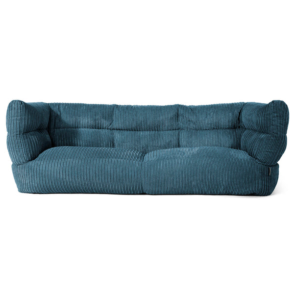 Louis 3-zitsbank Zitzak - Corduroy Marineblauw 01