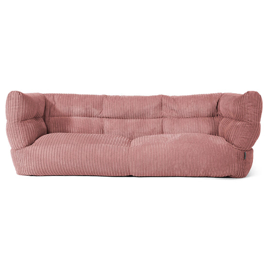 Louis 3-zitsbank Zitzak - Corduroy Perzik 01