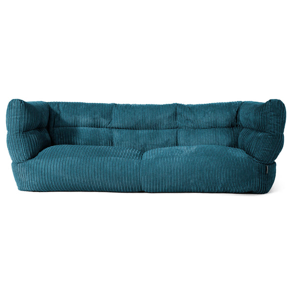 Louis 3-zitsbank Zitzak - Corduroy Teal 01