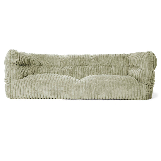 Louis 3-zitsbank Zitzak - Ultra Pluche Corduroy Saliegroen 01