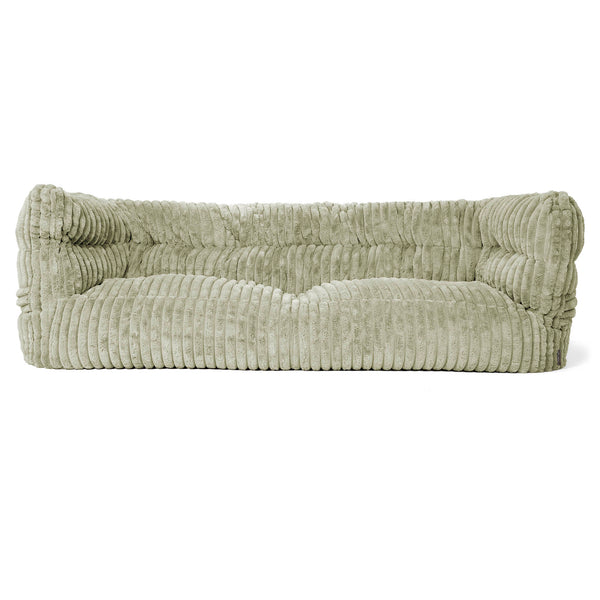 Louis 3-zitsbank Zitzak - Ultra Pluche Corduroy Saliegroen 01