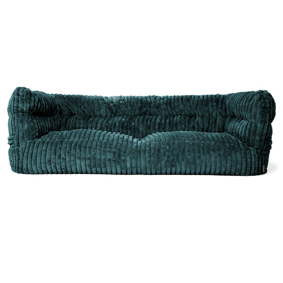Louis 3-zitsbank Zitzak - Ultra Pluche Corduroy Teal 01