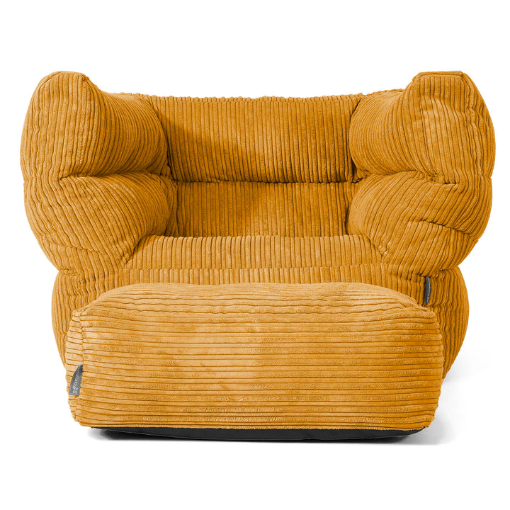 Louis Zitzak Fauteuil - Corduroy Gouden Honing 02