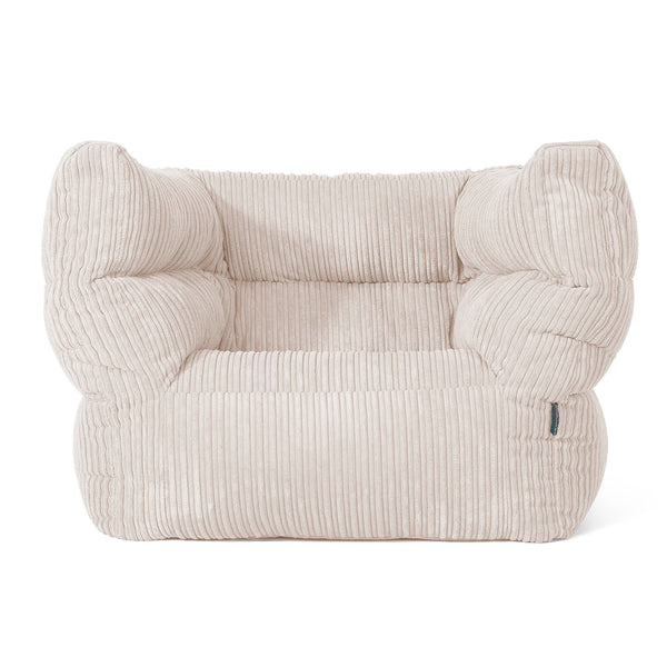 Louis Zitzak Fauteuil - Corduroy Ivoor 01