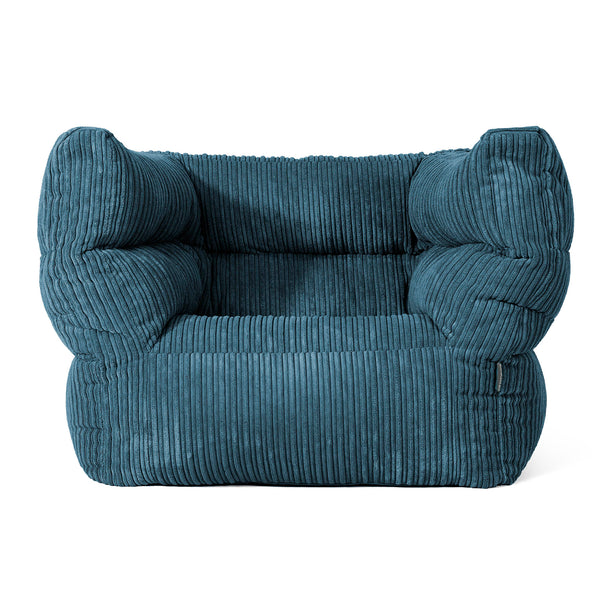 Louis Zitzak Fauteuil - Corduroy Marineblauw 01