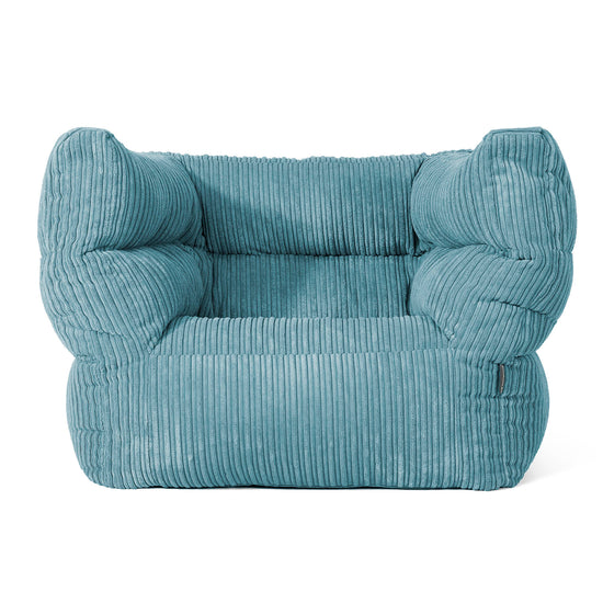 Louis Zitzak Fauteuil - Corduroy Petrol 01