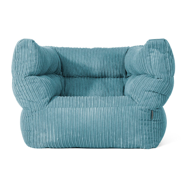 Louis Zitzak Fauteuil - Corduroy Petrol 01