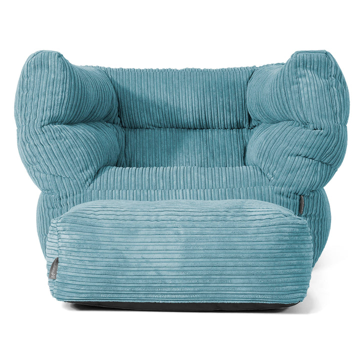 Louis Zitzak Fauteuil - Corduroy Petrol 02