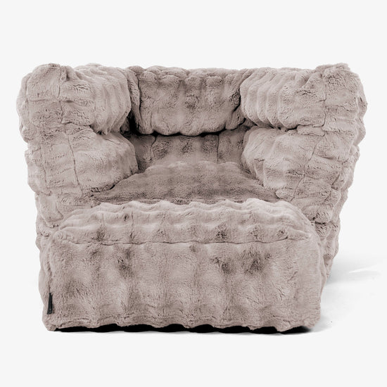 Louis Zitzak Fauteuil - Namaakbont Bubble Mink 02