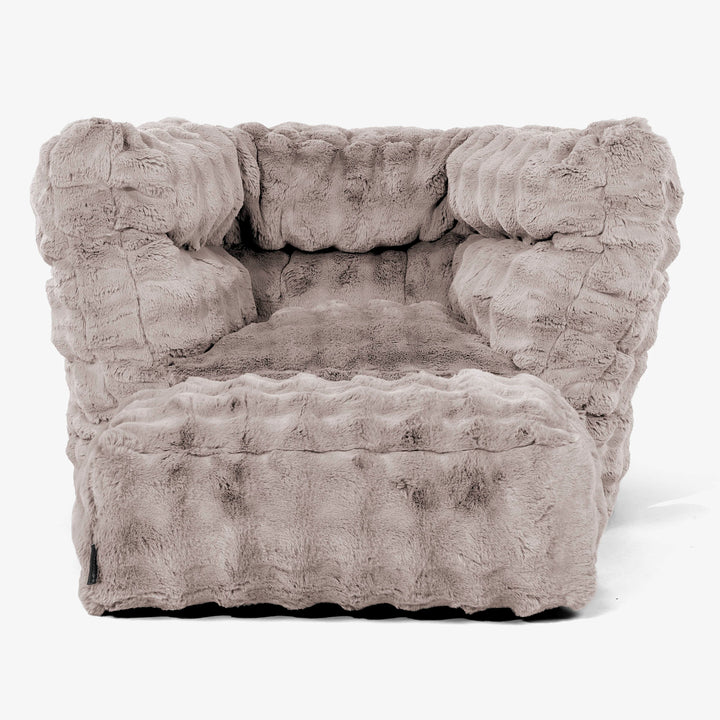 Louis Zitzak Fauteuil - Namaakbont Bubble Mink 02