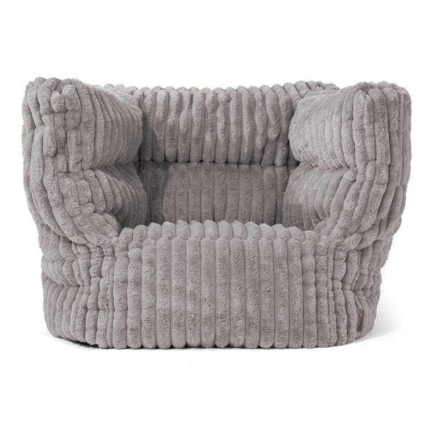 Louis Zitzak Fauteuil - Ultra Pluche Corduroy Grijs 01